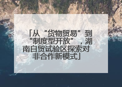 从“货物贸易”到“制度型开放”，湖南自贸试验区探索对非合作新模式